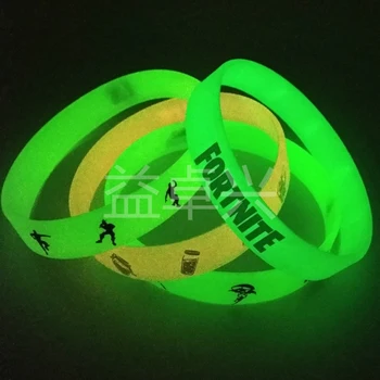 

Fortnite luminous silicone bracelet rubber trend adult toy character model pattern child birthday toy gift anime figure