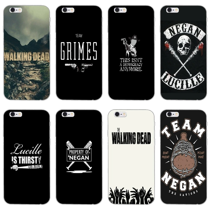 С изображениями из сериала Ходячие мертвецы команда Negan Camiseta чехол для Huawei честь