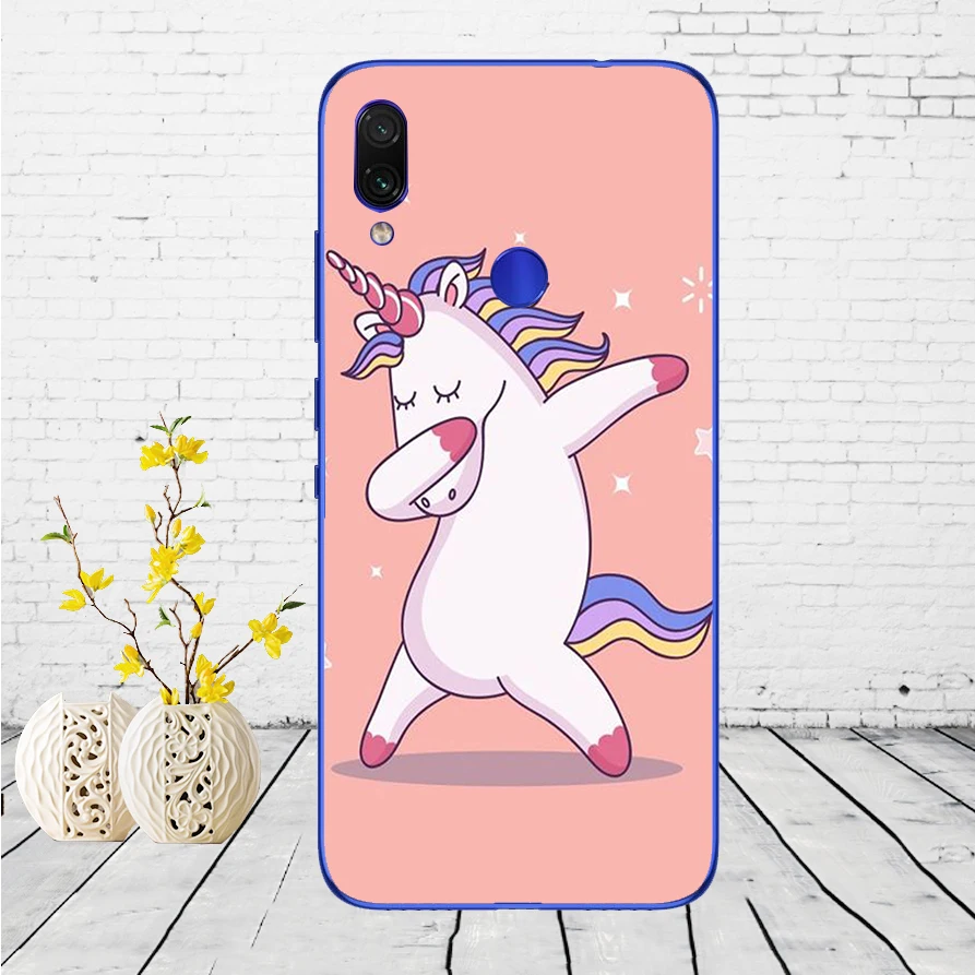 Чехол для Xiaomi Redmi Note 7, силиконовый чехол для Xiaomi Redmi Note 7, задняя крышка, чехол для Redmi Note 7, чехол для телефона - Цвет: C9