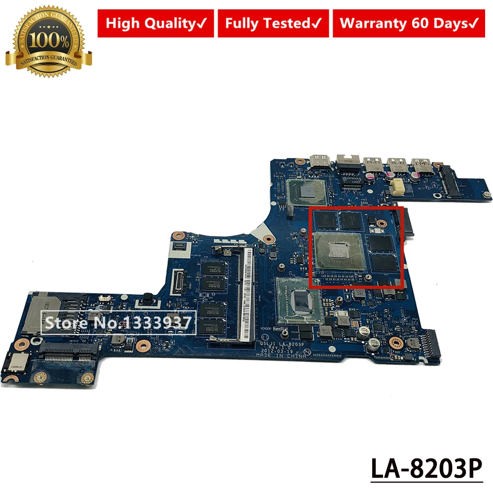 incredible  Q5LJ1 LA-8203P Main Board For Acer M5-581T Laptop Motherboard i5-3317U/i5-3337U NBM2G11001 NB.M2G11