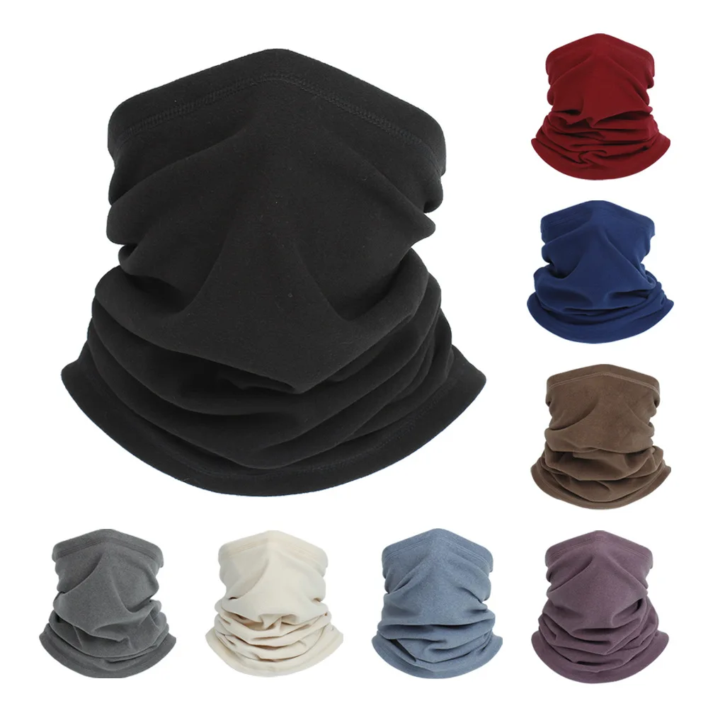 

Solid Color New Autumn and Winter Scarf Outdoor Keep Warm Windproof Sports Collar Cycling Running Neck Cover