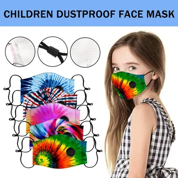 

1pcs Reusable mascaras With Breathing Valve Baby Washable Dustproof Respirator Cartoon Print Face Cover Bag Parts & Accessories