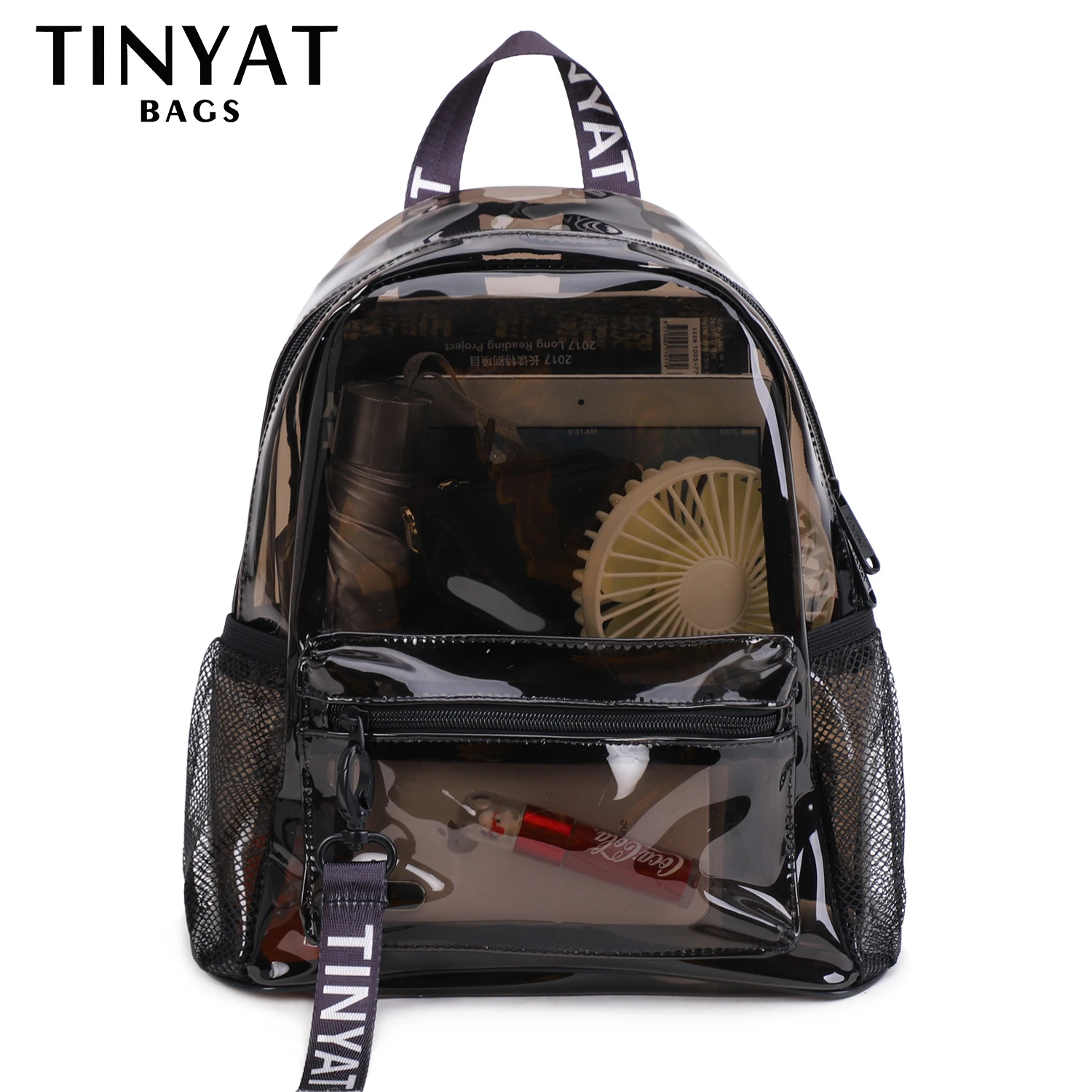 Tintat Fashion Clear Pvc Women Backpack New Trend Transparent Solid  Backpack Travel School Backpack Bag For Girls Child Mochila - Backpacks -  AliExpress