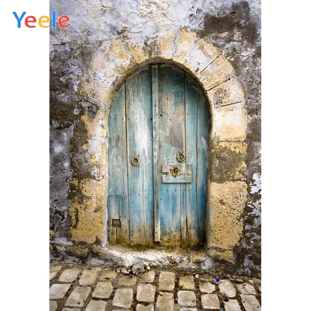 Ретро фотографические фоны Yeele гранж Арка Дверь винтажный кирпичный путь