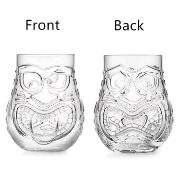 

470ml Hawaii Tiki Mugs Cocktail Cup Beer Beverage Mug Wine Mug Glass Easter Islander Tiki Mug Bar Tool