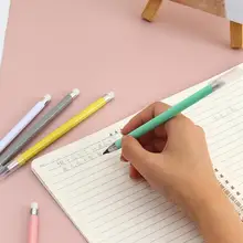 

NEW Macarons Color Inkless Eternal Pencil HB Unlimited Art Pencil Gift Sketch Ink Writing Tool School Office Pen No Station M2I2