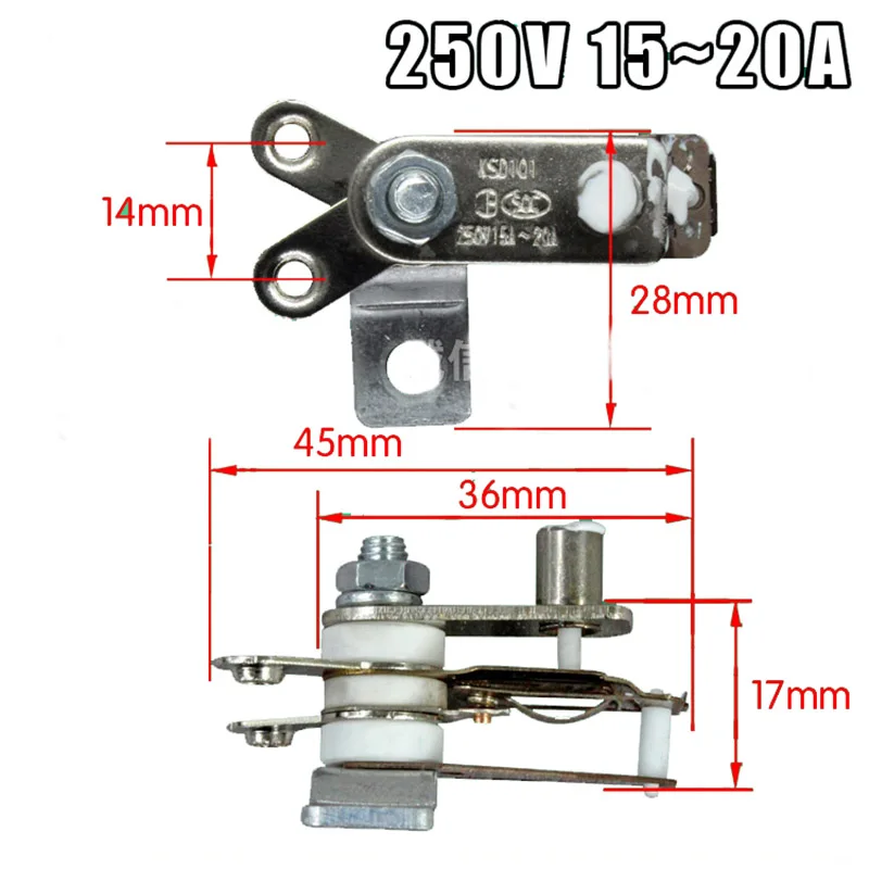 1pc Electric pressure cooker insulation switch Pressure cooker temperature control switch Pressure thermostat