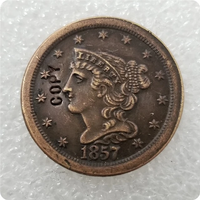 USA 1840-1857 Braided Hair Half Cent COPY COINS - AliExpress