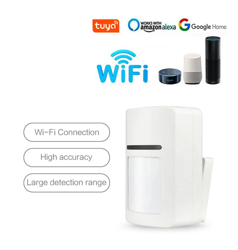 Sgooway Tuya сигнализация умный PIR детектор движения сенсор совместим с Google Home/Alexa/IFTTT с Smart Life APP