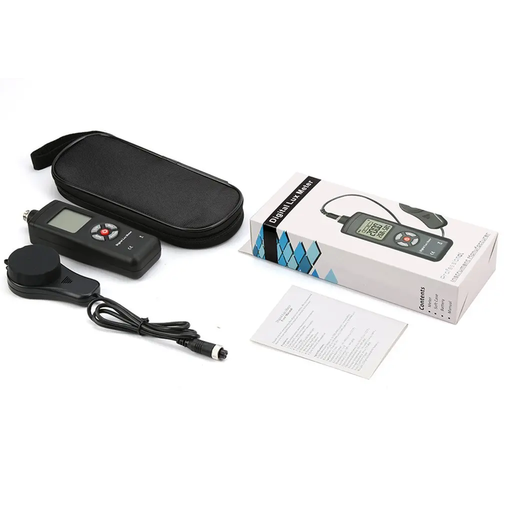 

TL-601 Multifunction Digital Lux Meter 0.1-200000lux High Accuracy Luxmeter Hygrometer Thermometer