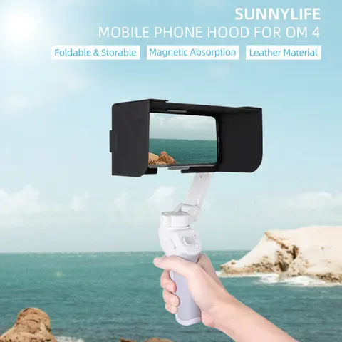Phone Cover Sun Hood Sunshade Protector for DJI OM 4 Gimbal OSMO Mobile Phone PTZ Gimbal Accessories