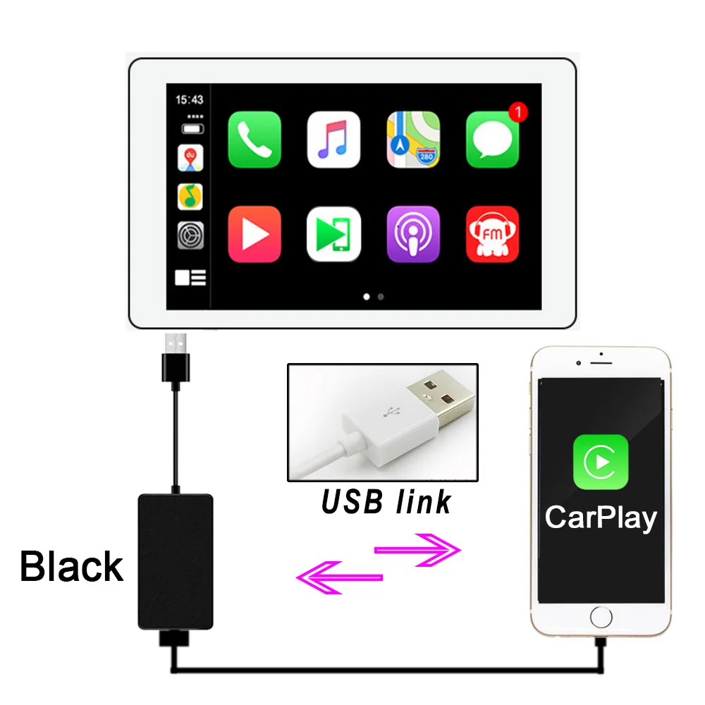 USB ключ CarPlay/Android автомобильный с сенсорным экраном для Android Мультимедийный разъем