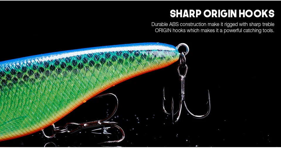 VTAVTA 12cm 49g Jerkbait Lure Sinking Wobblers VIB Ice Fishing Lures Hard Bait Swimbait Sea Fishing Tackle Lure Pike Wobbler 014