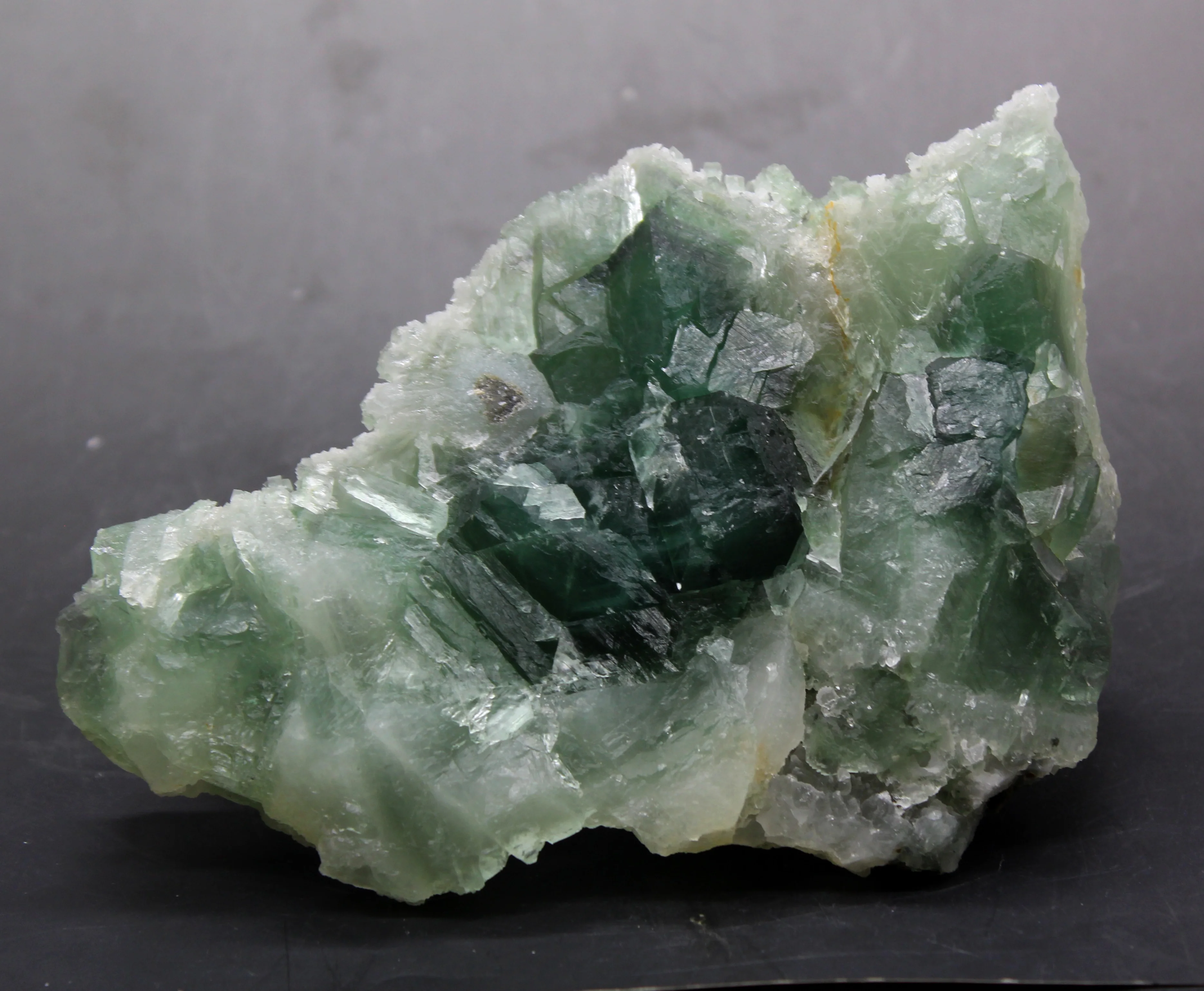839g Natural green fluorite mineral crystal specimens Stones and crystals Healing from China | Дом и сад