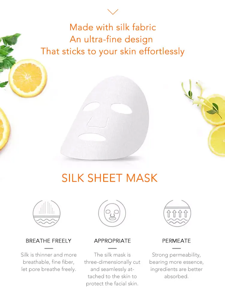Набор масок для лица с витамином С Neutriherbs+ ролик для кожи+ Сыворотка+ маска+ дневной крем 5 в 1