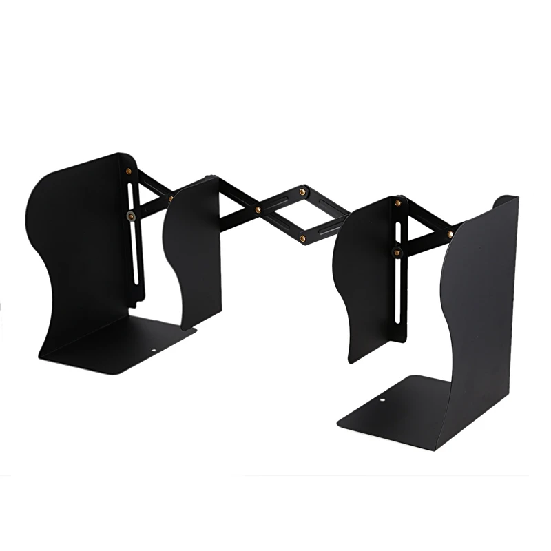 

The Freedom To Adjust Bookshelf Large Metal Bookend Desk Holder Stand for Books Organizer Gift Stationery