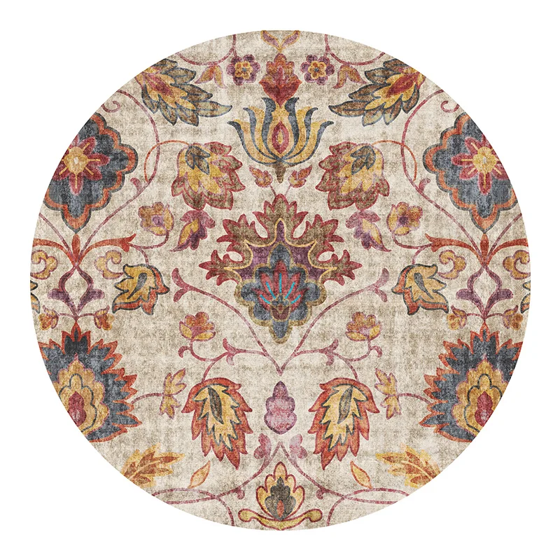 Персидский стиль гостиная круглые ковры для спальни марокканские ковры и ковры журнальный столик коврики домашний офисный коврик на стул и на пол