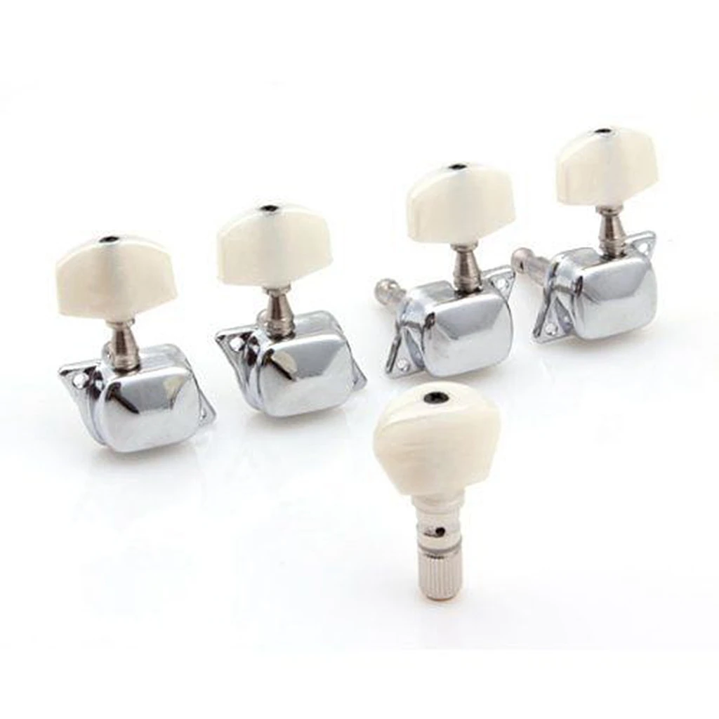 5 pçs/set Semi-fechado Cordas do Banjo Estacas Pegs Tuners Pegs Para 5 Acessório-5
