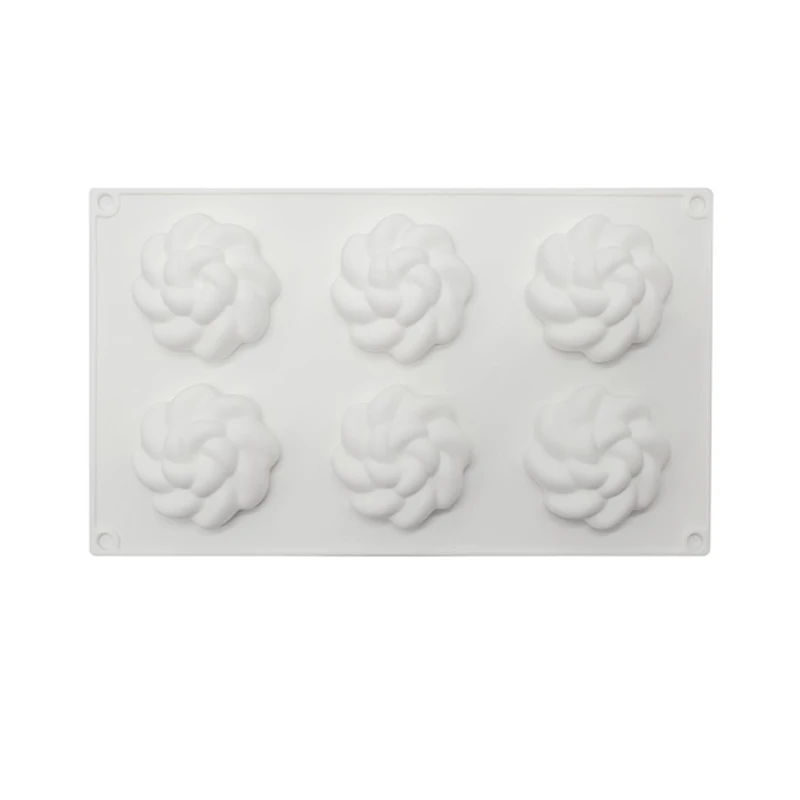 E 3d mould Набор Мини Тарт твист/глэм набор Тарт кольцо silikomar100% Платина силиконовые формы для пирожных/силиконовые формы для пирожных 067 - Цвет: E