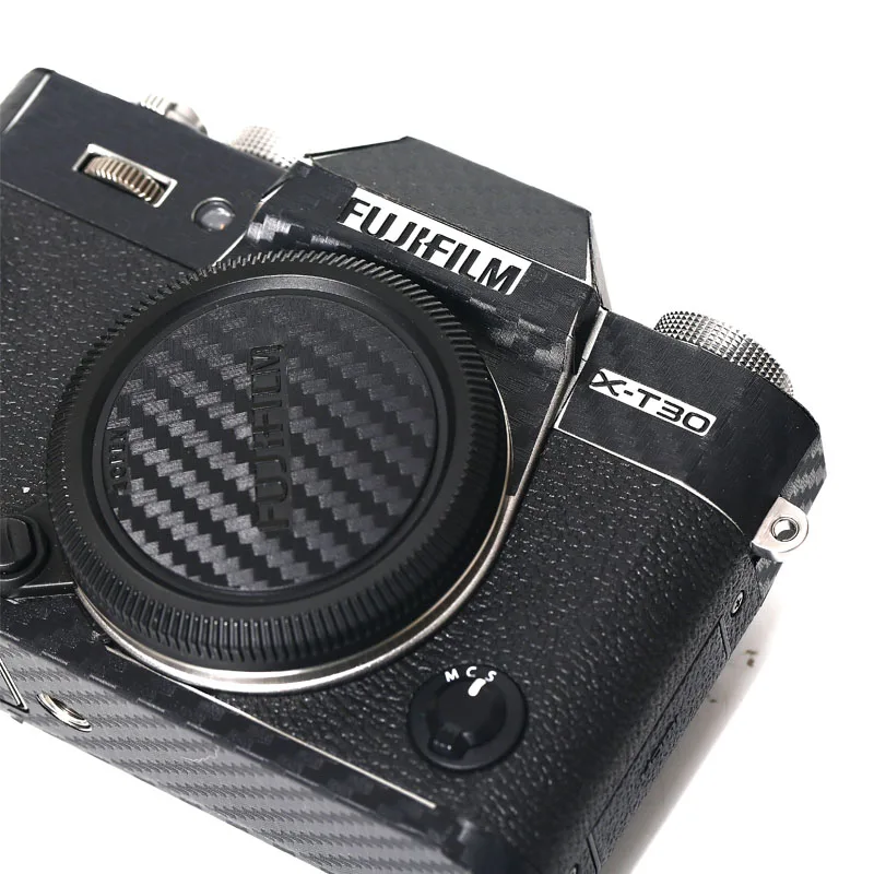 1-10 Набор для Fujifilm XT-30 Защитная пленка для камеры наклейки из углеродного волокна устойчивый к царапинам шероховатый клей отправка запасных наклеек