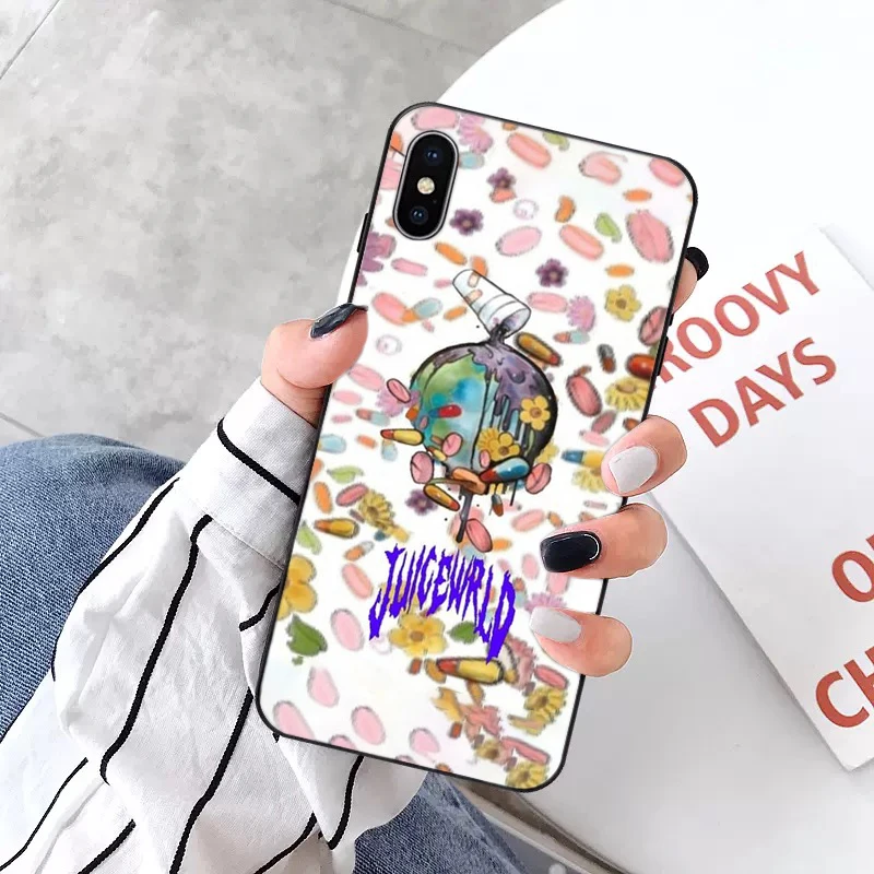 Maiyaca Juice WRLD TPU чехол для телефона Apple iPhone 6 6S 7 8 Plus 5 5S SE X Xs 11 Pro Max XR силиконовый мягкий чехол - Цвет: 4