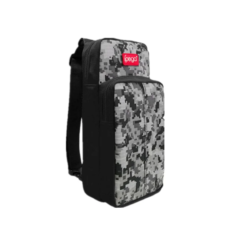 PG-SL011 Switch Lite сумка-мессенджер многофункциональная дорожная сумка для переключателя с большим пространством Портативная сумка на плечо - Цвет: Black
