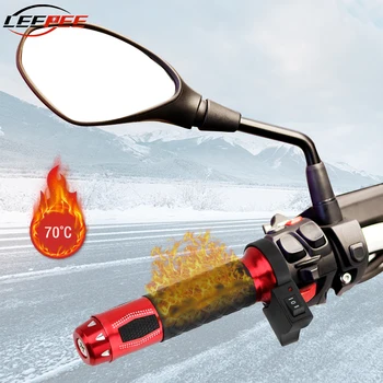 

LEEPEE 12V 22MM Motorcycle Handlebar Electric Heat Handle Grips Modified Handlebar Repalcement Universal Motor Accessories
