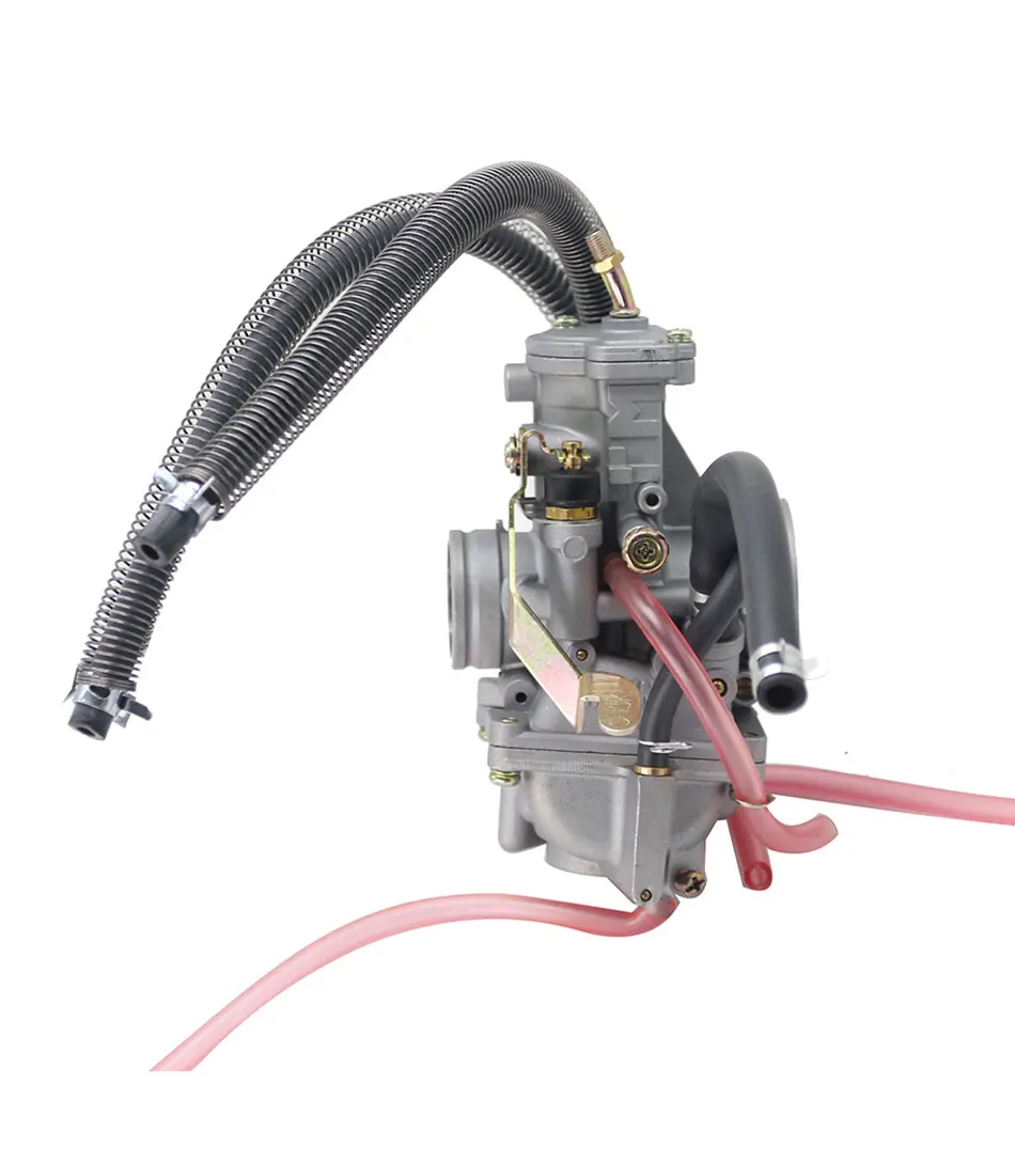 TM 30mm Flat Slide Performance Carburetor Carb Round Slide or Honda Kawasaki 125cc-200cc Motorcycle Motocross Scooter - - Racext 20