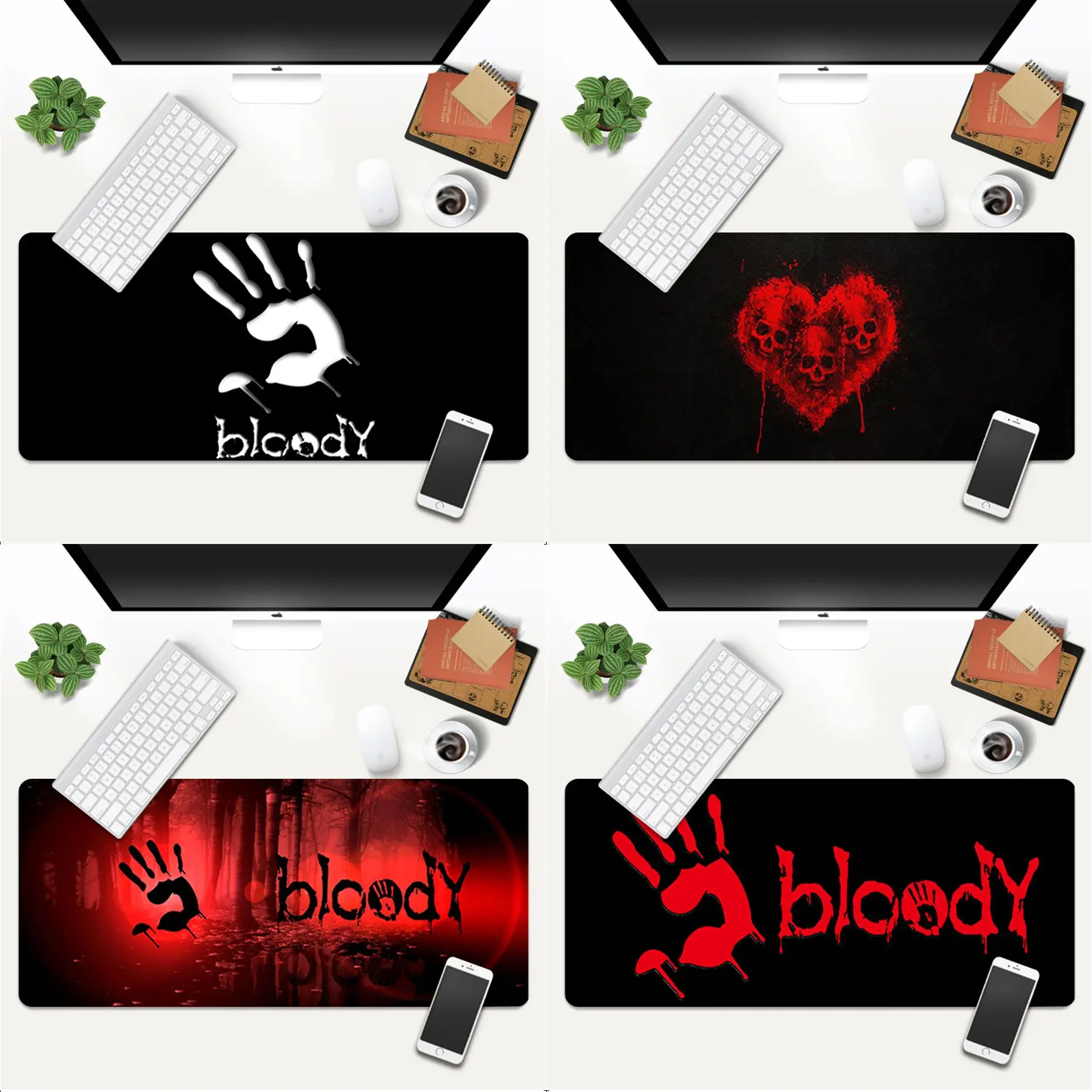 

My Favorite Bloody Lock Edge Speed Control Laptop Keyboard Mat Gaming Mouse Pad Large Deak Mat 700x300mm for overwatch/cs go