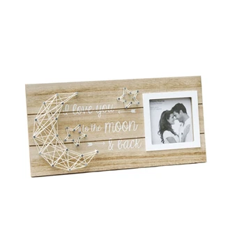 

Mother Day Picture Frame Picture with A Handmade String Heart Great Gift For Mother's Day, Birthday Or Valentines