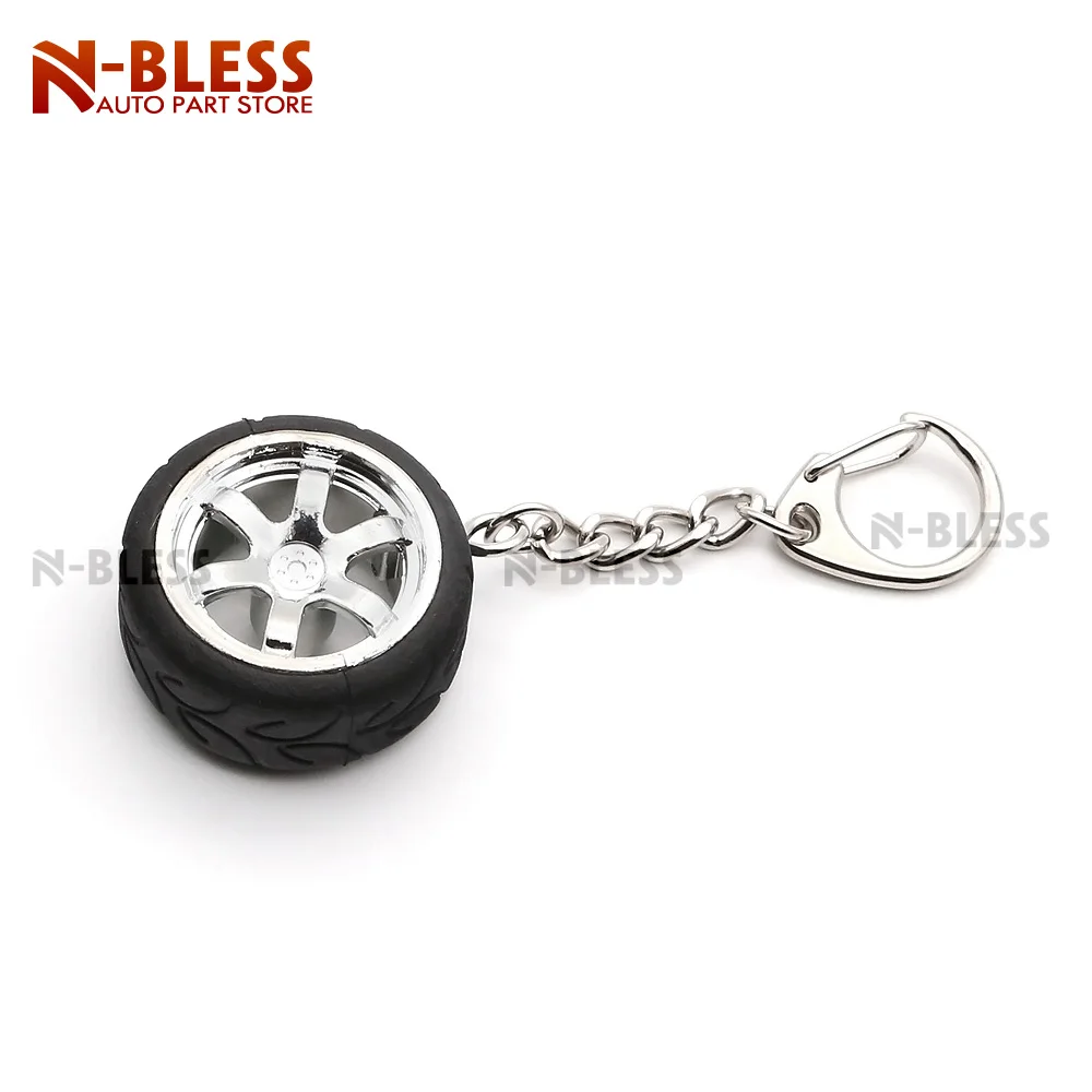 Car Keychain Wheel Hub  (4)