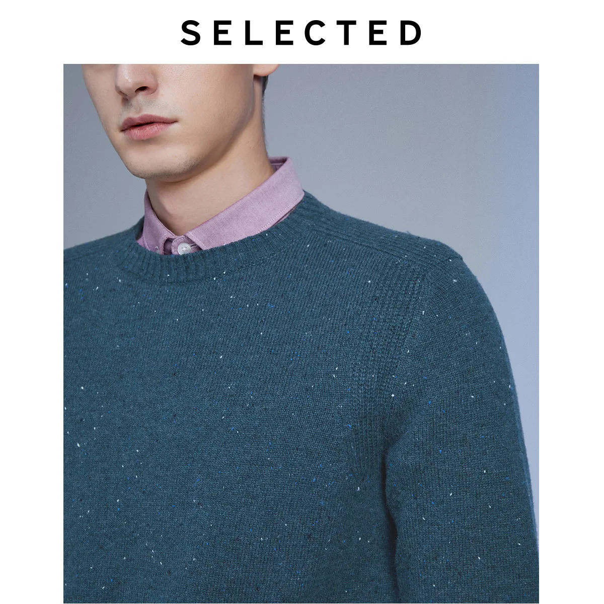 Tanie Wybrany zimowy sweter z wełny sweter męski z okrągłym dekoltem odzież z dzianiny LAB | 419425510