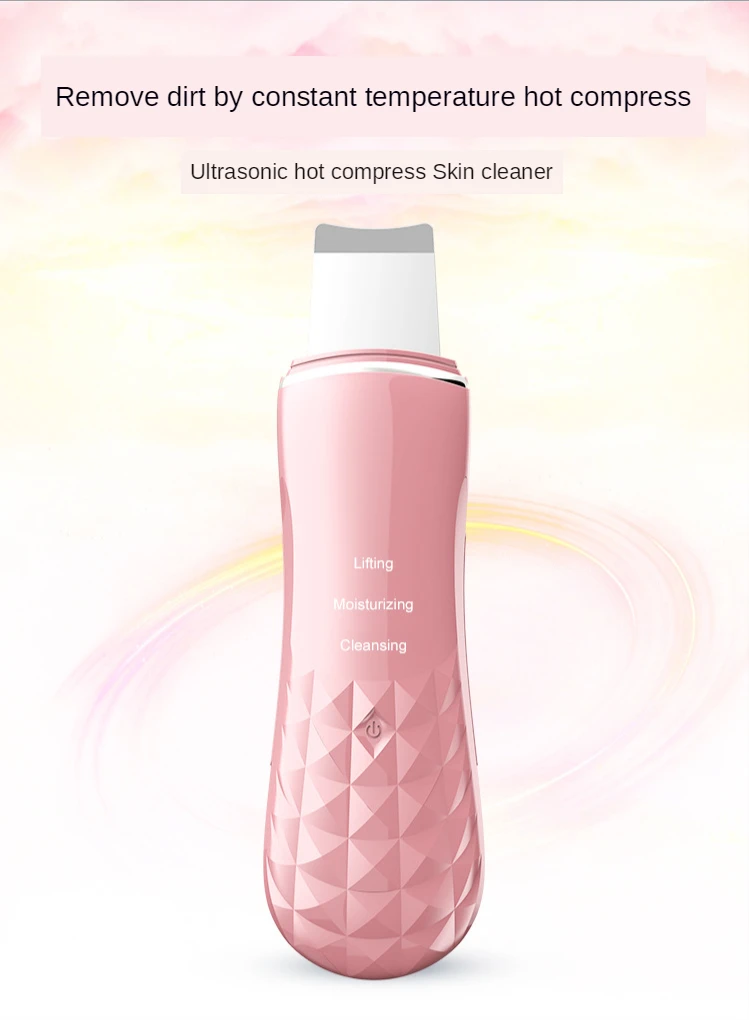 

Ultrasonic Skin Scrubber Deep Face Cleaning Machine Peeling Shovel Facial Pore Cleaner Face Skin Scrubber Lift Machine