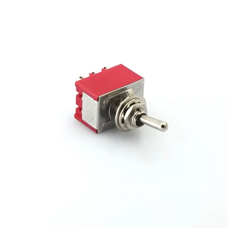 Красный Мини MTS 302 6 мм 9 Pin 2 положения Вкл/вкл 5А/125VAC 2A/250VAC тумблер|Выключатели| |