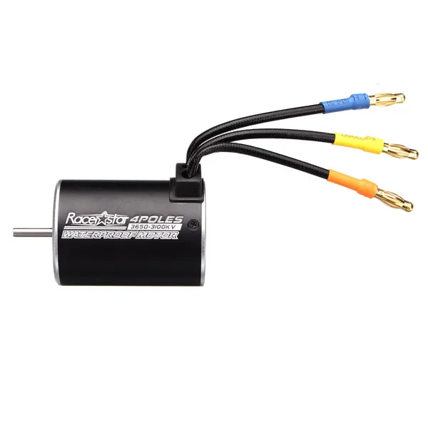 

Hot Racerstar 3650 Sensorless Brushless Waterproof Motor 60A ESC For 1/10 Monster Truck Truggy Cars