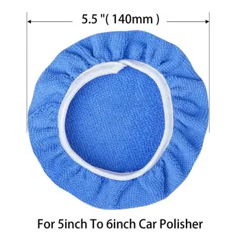

Polisher Buffing Pads Bonnet Cover Protector Soft 10pcs 5-6Inch Polishing