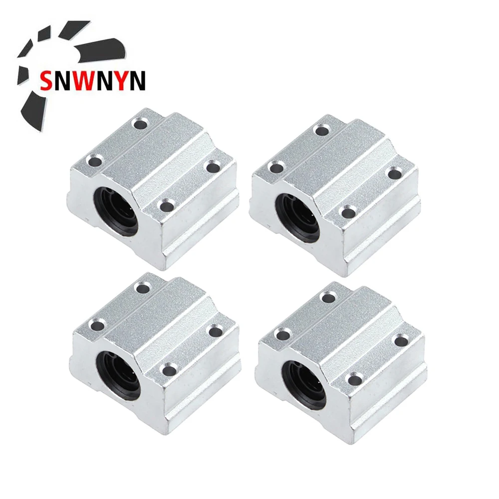 SCS8LUU 8mm 4 PCS Metal Linear Ball Bearing FOR XYZ Table CNC Route 