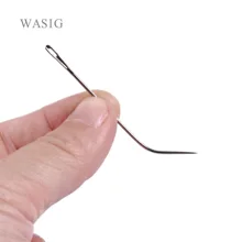 50 шт. J Тип ткацкая игла крюк/Швейные иглы для наращивания человеческих волос Инструменты для плетения волос