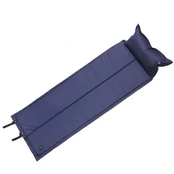 

Inflatable Air Sleeping Mattress With Pillow, Self Inflating Water Resistant Damp-proof Portable Folding Bed Outdoor Camping Mat
