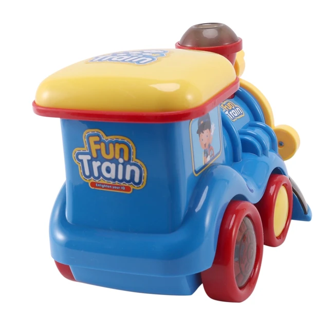 Go Steam Train Locomotive for Kids - Classic Battery Operated Toy Engine Car with Smoke, Lights and Sound (Realistic Water Vapor 4