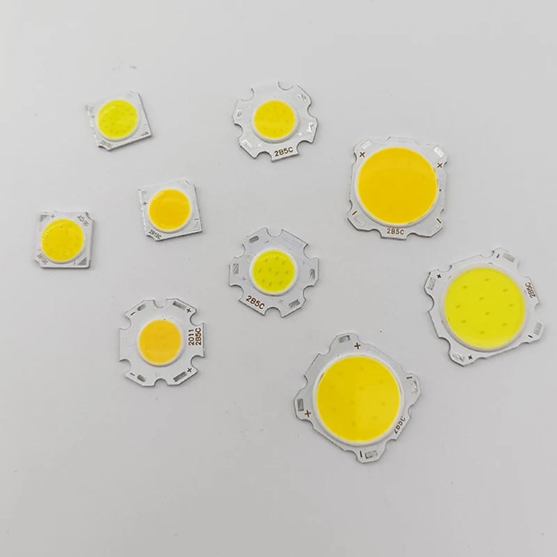 5 Pz Lotto Led Cob Lampadina 11Mm 20Mm 3W 5W 7W 10W 12W 15W Led Sorgente Chip Lampada Lampada Faretto Lampade Da Incasso