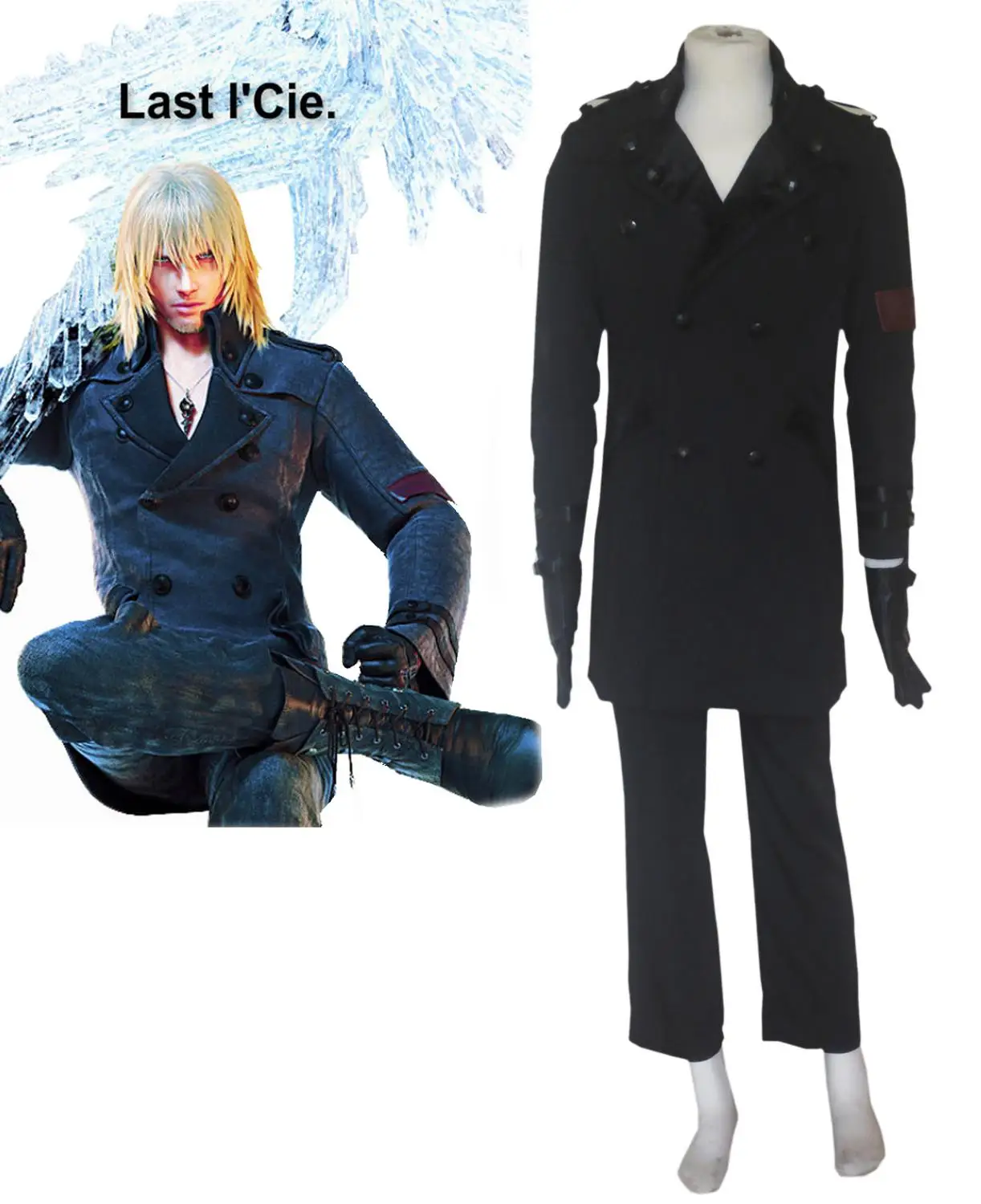 

Final Fantasy XIII : Lightning Returns Snow Villiers Cospaly Costumes Fighting Uniform Suit Male Role Play Clothing Custom-Make