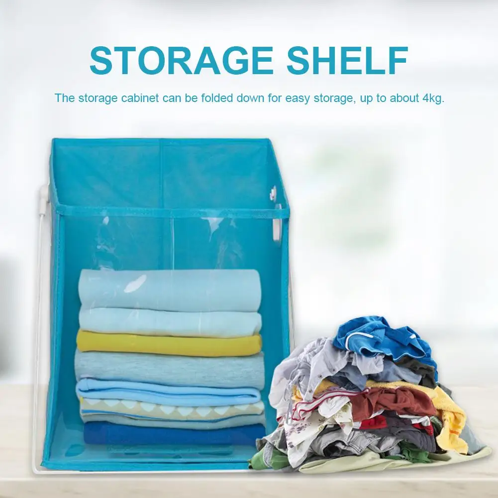 New Drop down Storage Shelf Folding Durable Closet Caddy With