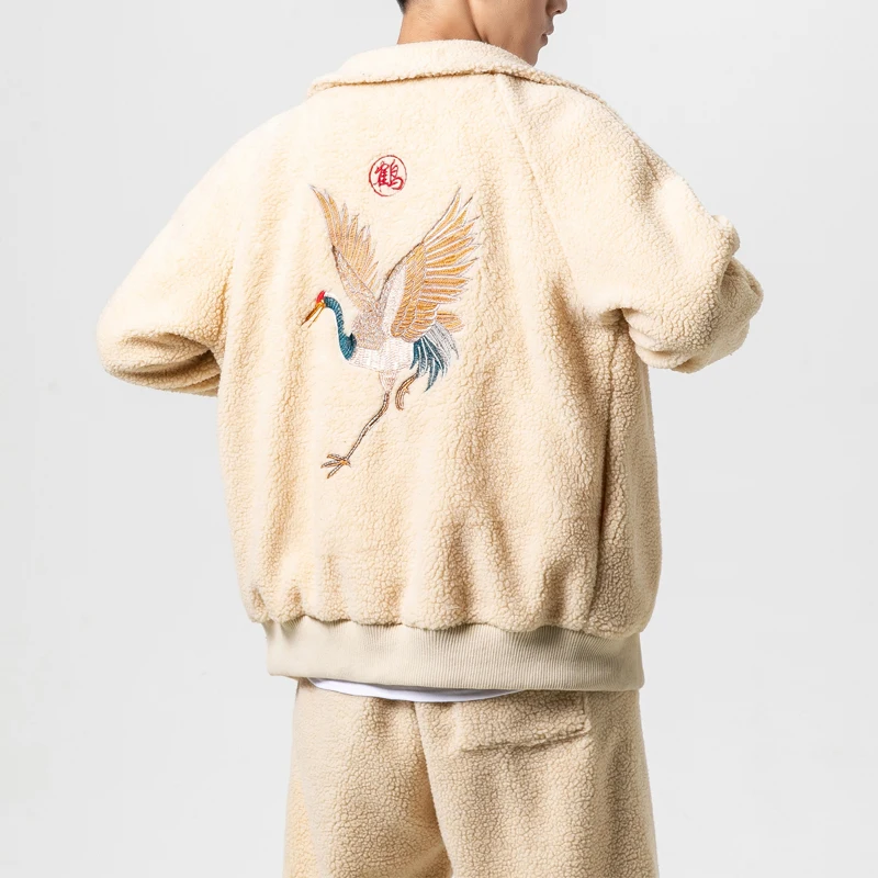 Sinicism Store, Мужская винтажная бархатная хлопковая куртка, осенняя утолщенная тонкая куртка, Мужская Уличная куртка в китайском стиле, 5XL - Цвет: 1742White