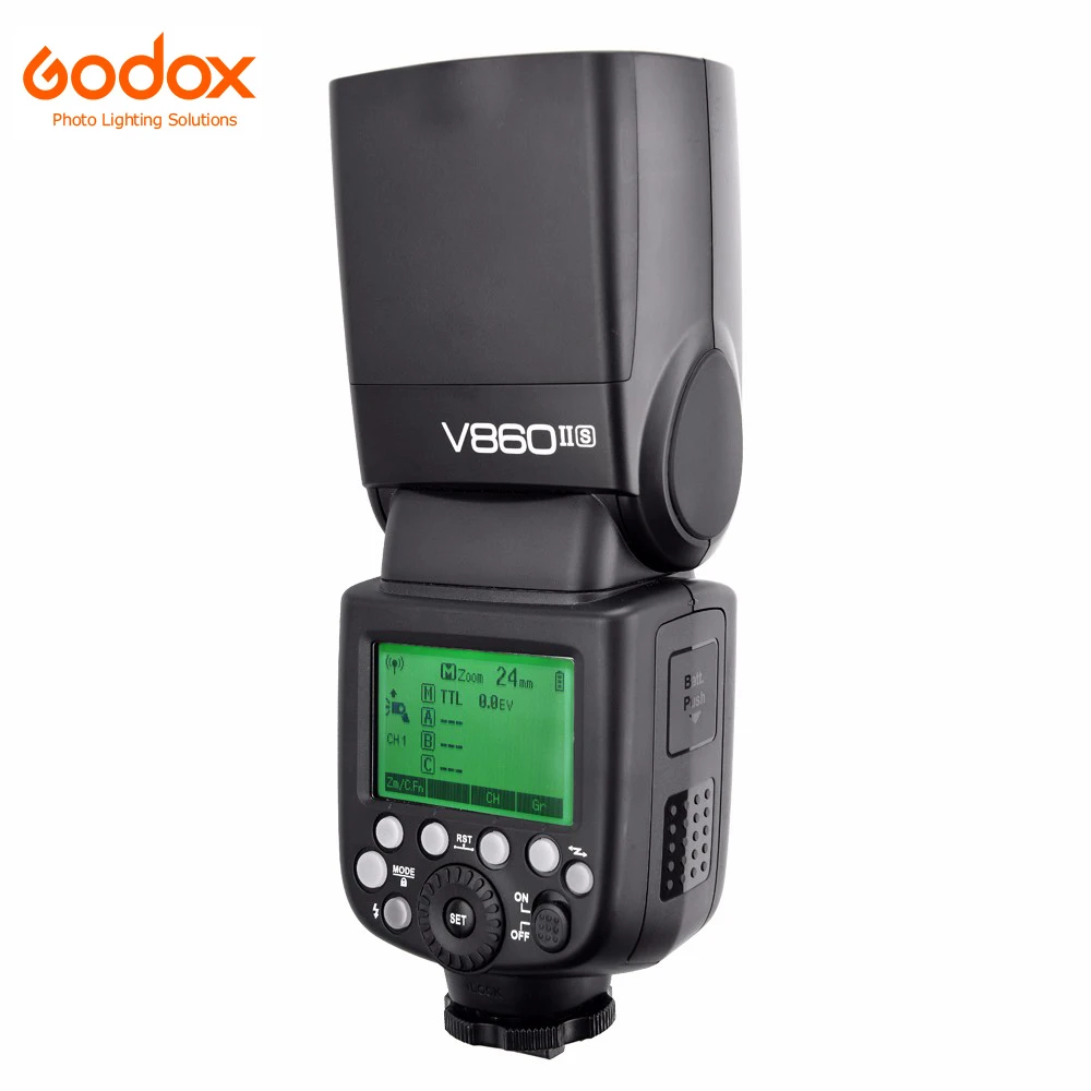 Внешняя вспышка Godox V860II S C 860II N F O GN60 TTL HSS для Sony Nikon Canon Olympus Fuji литий ионная