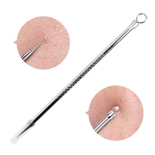 

New 50pcs Silver Blackhead Comedone Acne Blemish Extractor Remover Cosmetic Tool Stainless Needles Remove 8 Cm