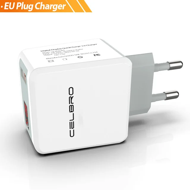 Быстрая зарядка 3,0 USB быстрое зарядное устройство QC 3,0 QC3.0 настенное зарядное устройство адаптер для samsung Galaxy S9 huawei FCP Xiaomi LG светодиодный мобильный телефон - Тип штекера: White EU Charger