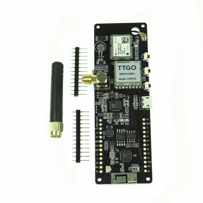 TTGO Т-образной балки ESP32 433/868/915/923 МГц Wi-Fi Беспроводной Bluetooth модуль ESP 32 GPS NEO-6M SMA LORA