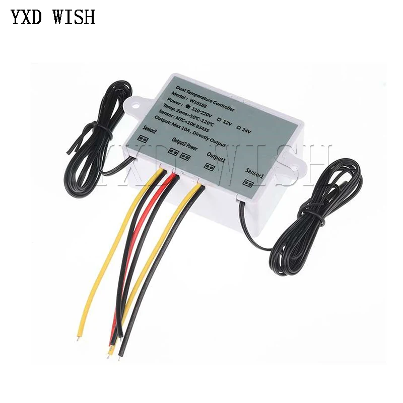XK-W1088 Digital Thermometer Temperature Controller Smart Thermostat  Incubator Control Dual Probe Heating Cooling 220V 12V 24V _ - AliExpress  Mobile