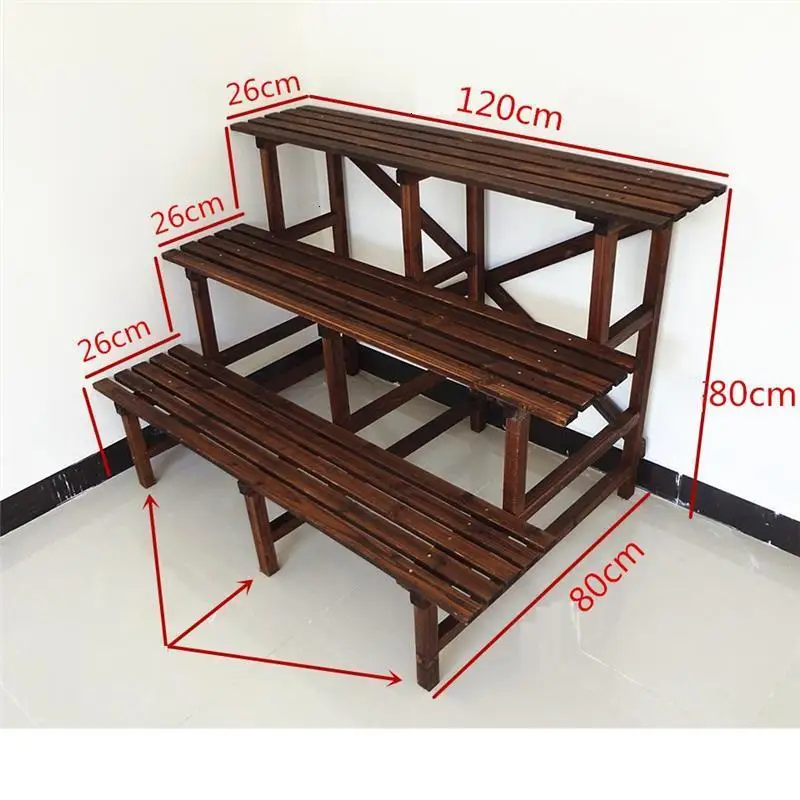 Version A Soporte Plantas интерьер Варанда Etagere Pour Плант горшок стенд Saksi Standi Stojak Na Kwiaty балкон стойки цветок завод полка - Цвет: Version A